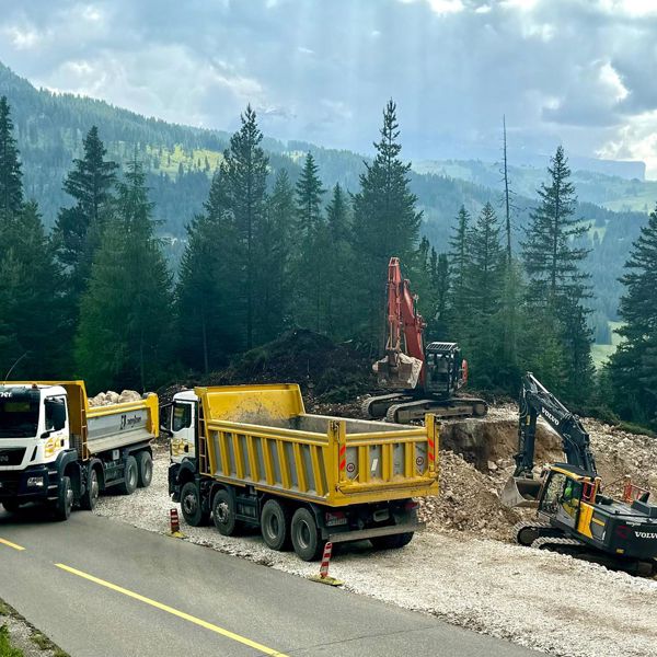 Einige Maschinen aus unserem Fuhrpark im Einsatz