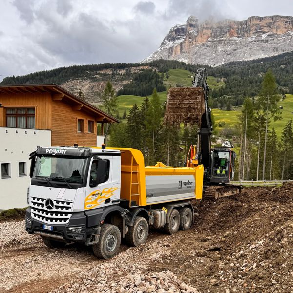 Ein LKW aus unserem Fuhrpark